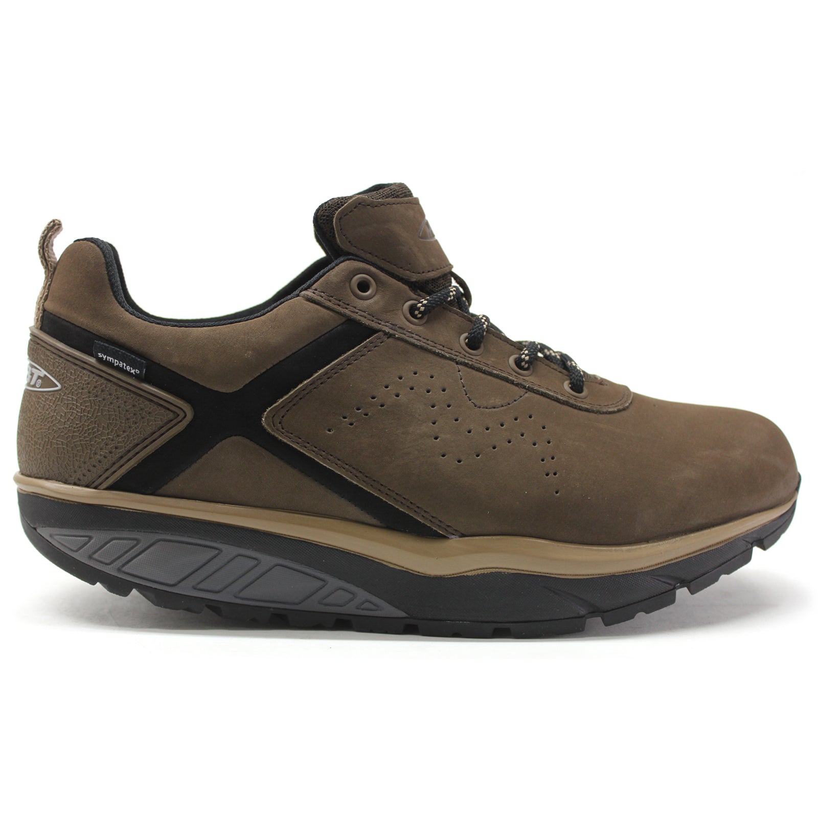 MBT Kibo Sym Nubuck Mens Trainers#color_brown