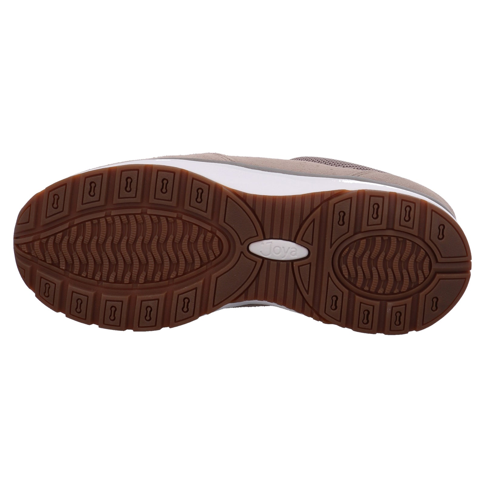 Joya Dynamo Classic Suede Leather Womens Trainers#color_beige