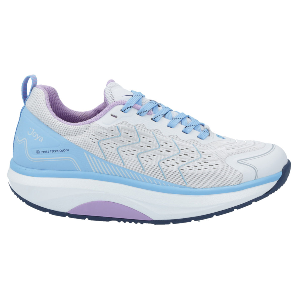 Joya ID Zoom III Textile Womens Trainers#color_grey blue