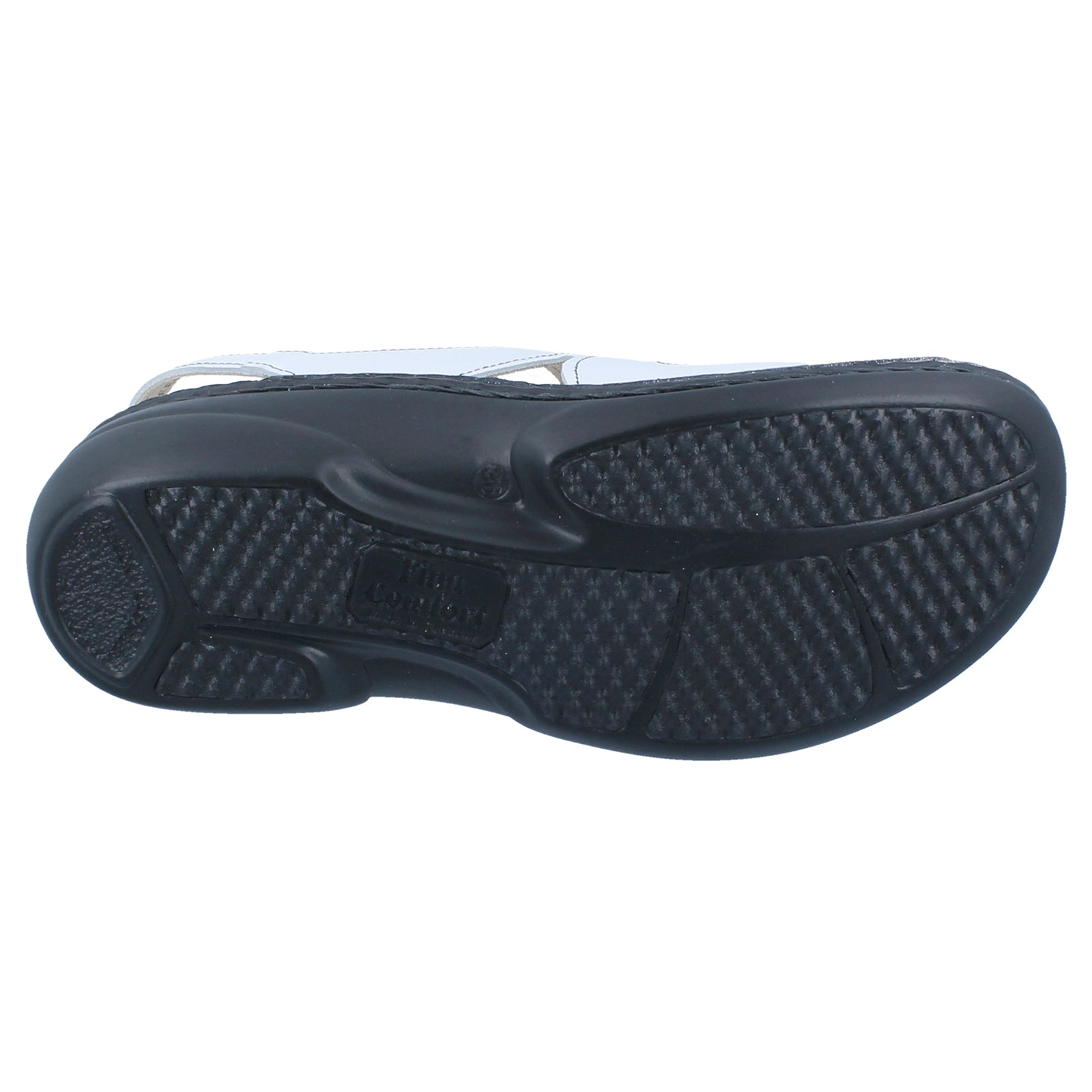 Finn Comfort Milos Leather Womens Sandals#color_white