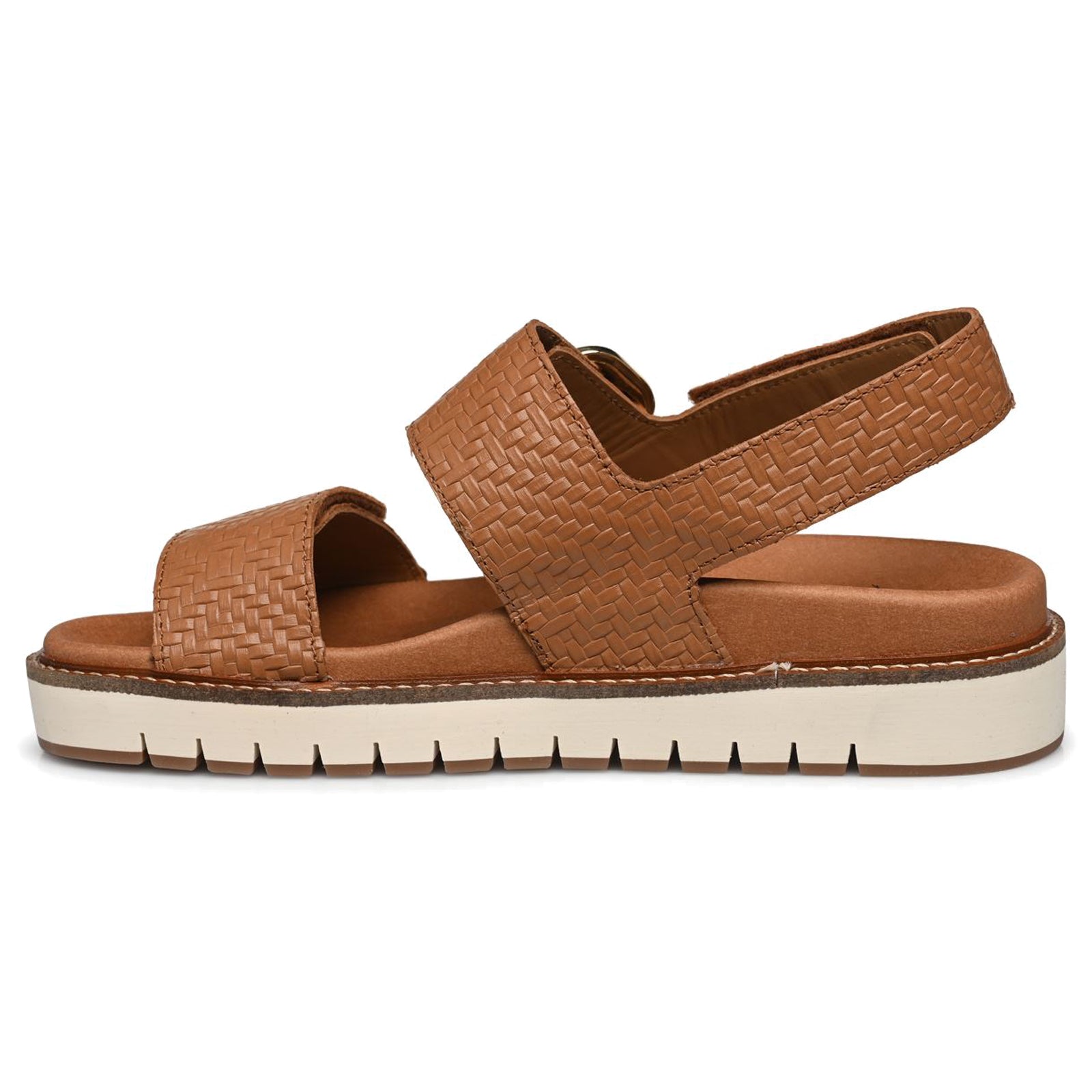 Mephisto Belona Leather Womens Sandals#color_brandy