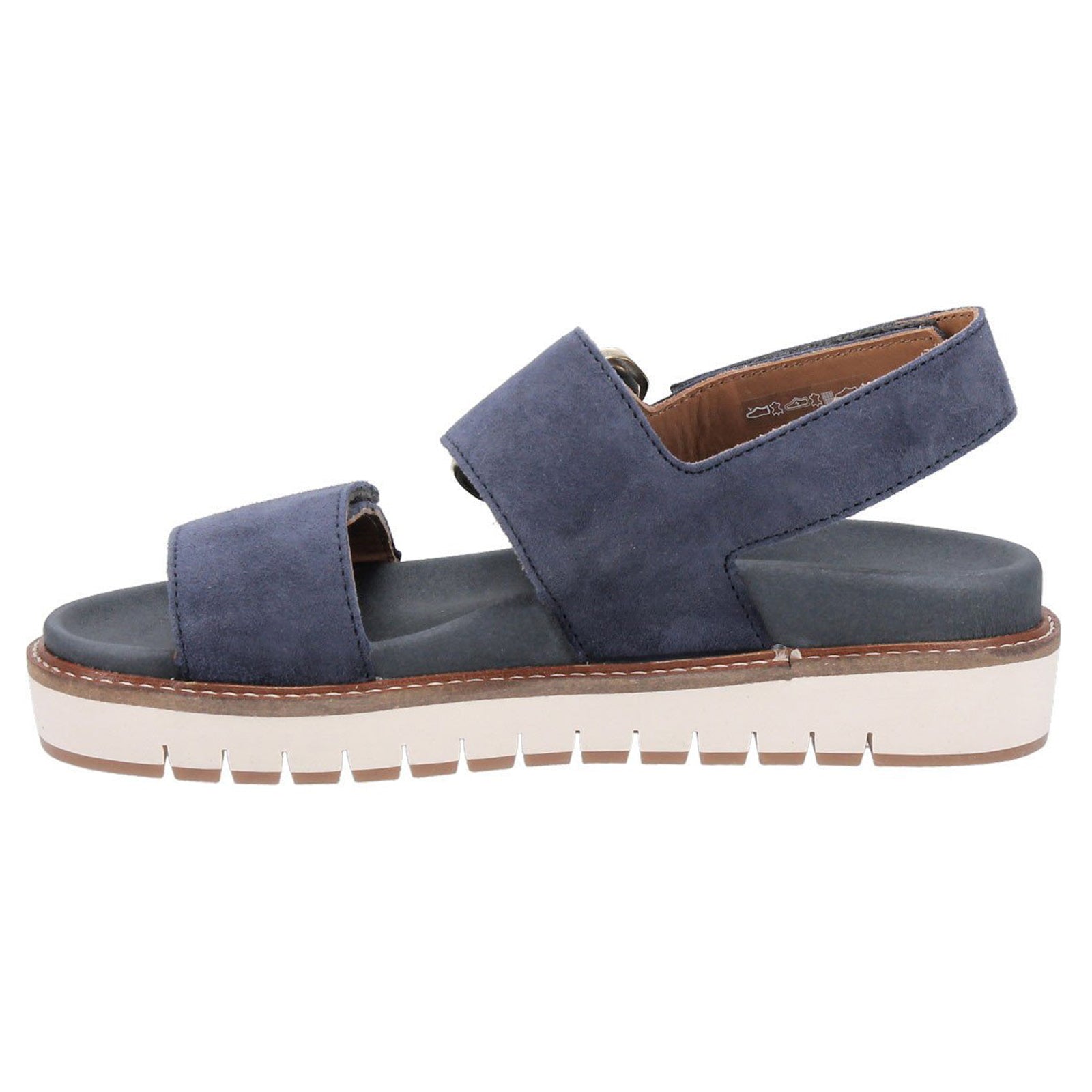 Mephisto Belona Leather Womens Sandals#color_jeans blue