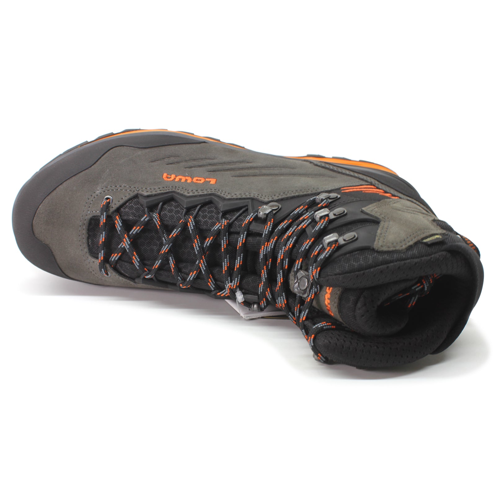 Lowa Cadin II GTX Mid Suede Textile Mens Boots#color_anthracite flame