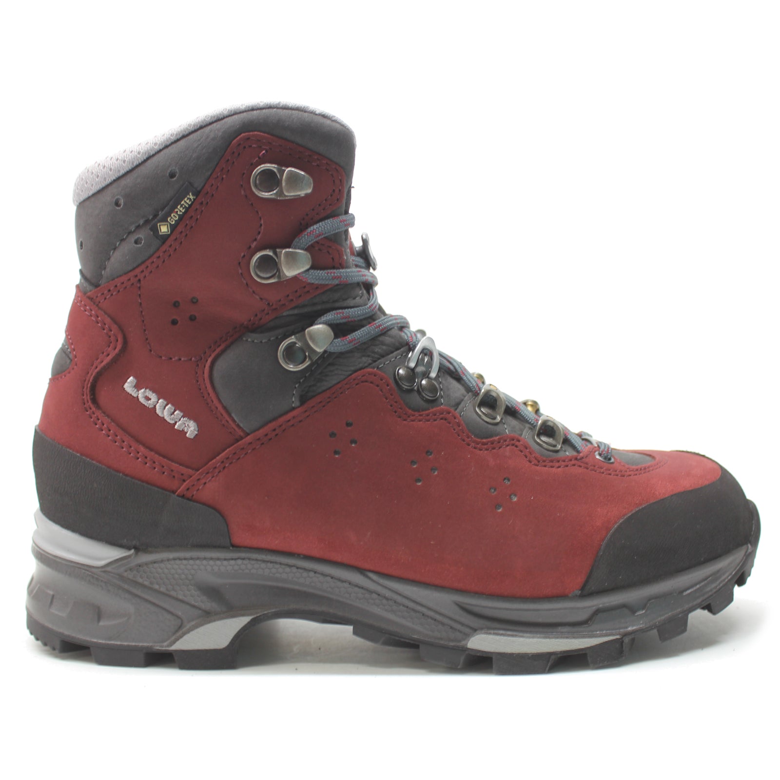 Lowa Lavena II GTX Nubuck Womens Boots#color_burgundy grey