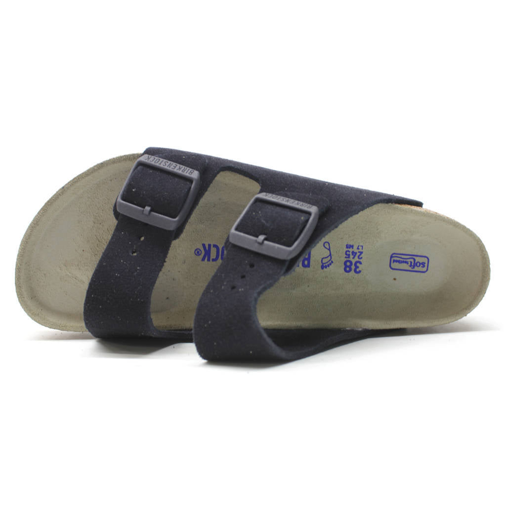 Birkenstock Arizona BS Suede Leather Unisex Sandals#color_midnight