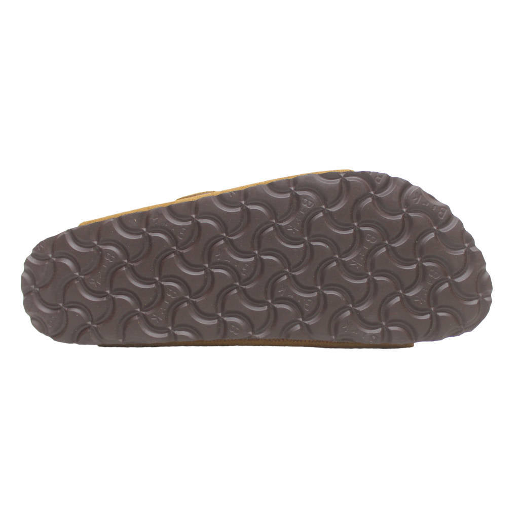 Birkenstock Arizona BS Suede Leather Unisex Sandals#color_mink