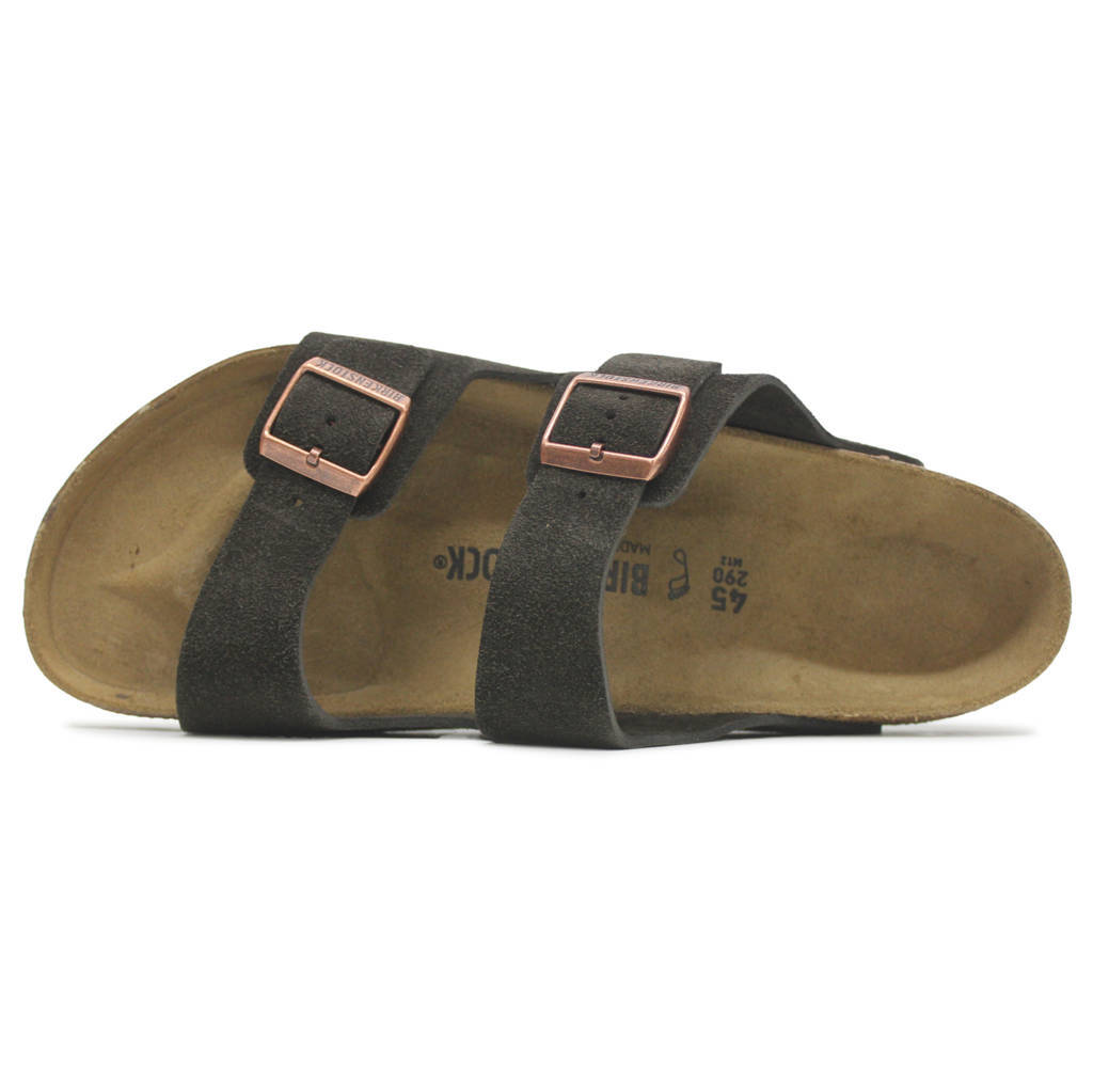 Birkenstock Arizona BS Suede Leather Unisex Sandals#color_mocha
