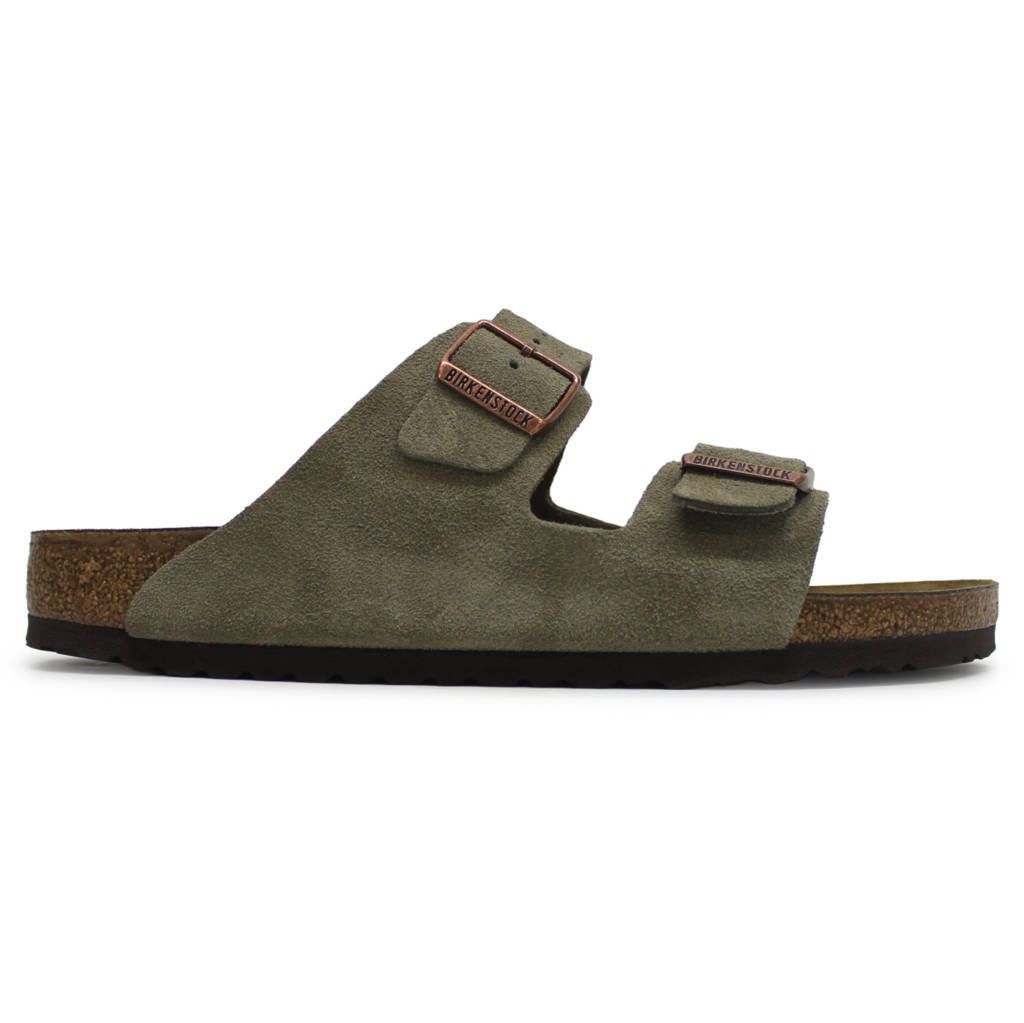 Birkenstock Arizona BS Suede Leather Unisex Sandals#color_taupe