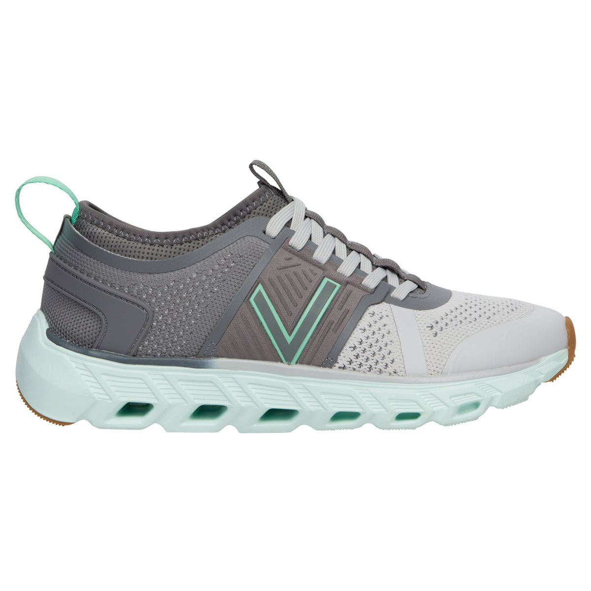 Vionic Captivate Synthetic Textile Womens Trainers#color_charcoal