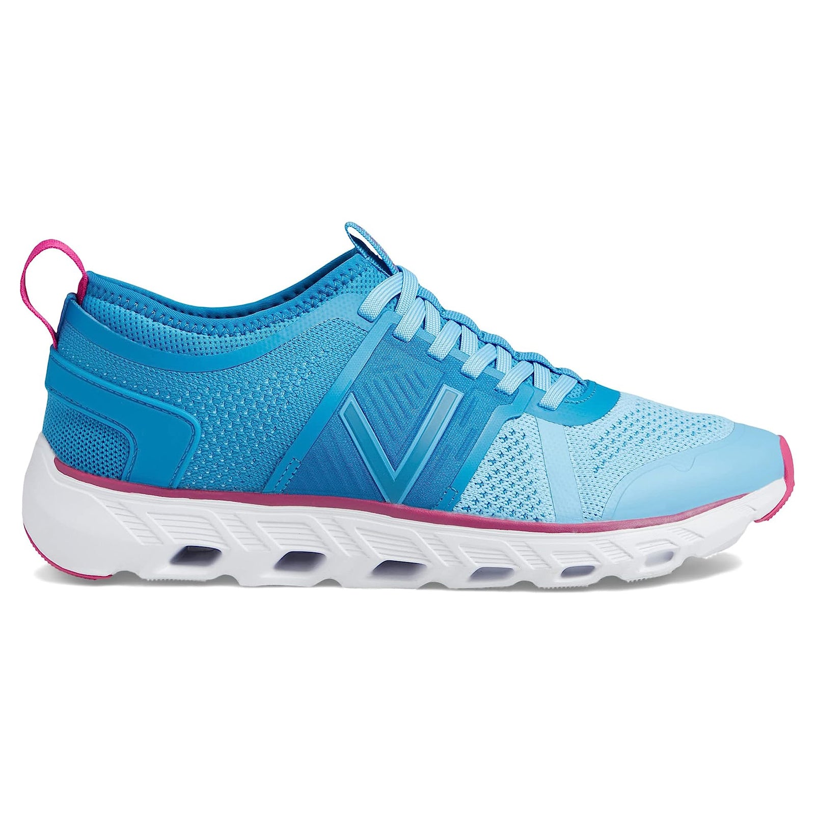 Vionic Captivate Synthetic Textile Womens Trainers#color_horizon blue