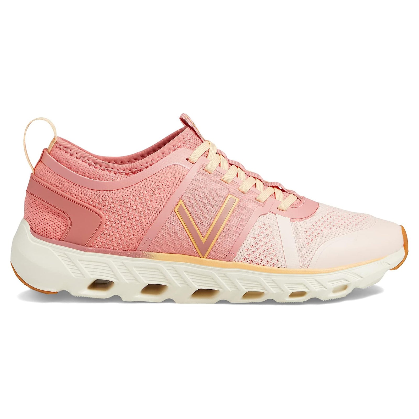 Vionic Captivate Synthetic Textile Womens Trainers#color_smoked salmon