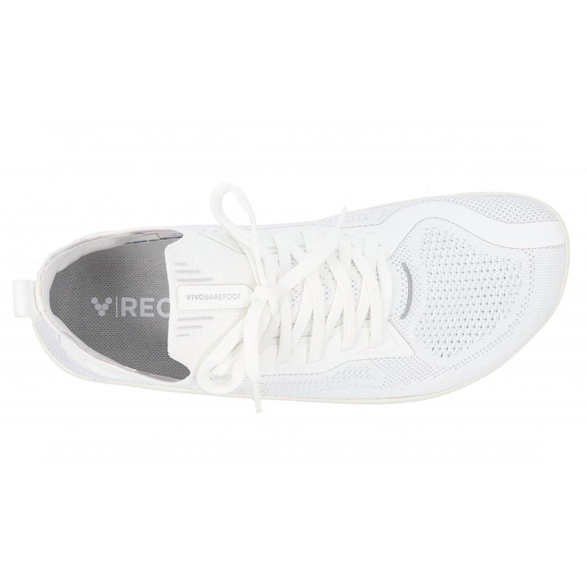 Vivobarefoot Primus Lite Knit 309304-05 Textile Synthetic Mens Trainers - Bright White - 43#color_bright white
