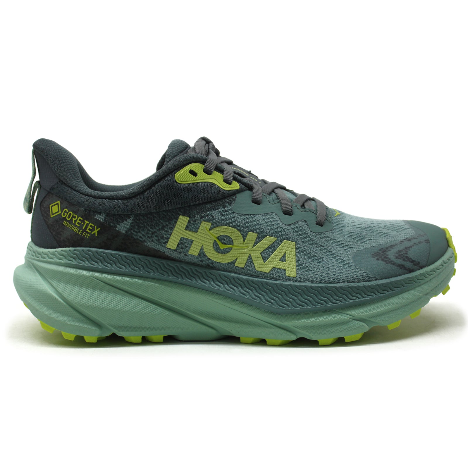 Hoka Challenger ATR 7 GTX Textile Synthetic Womens Trainers#color_trellis balsam green