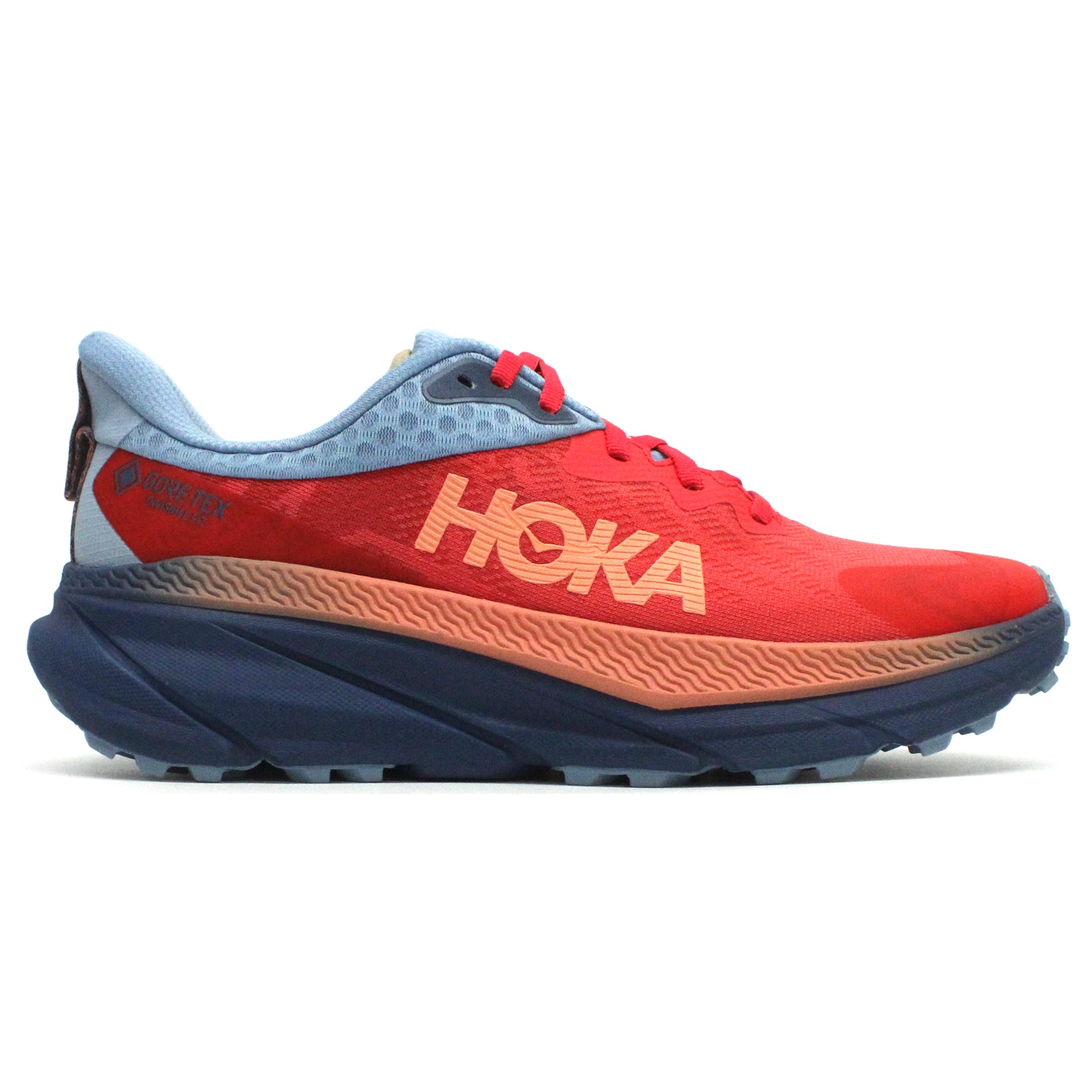 Hoka Challenger ATR 7 GTX Textile Synthetic Womens Trainers#color_cerise real teal