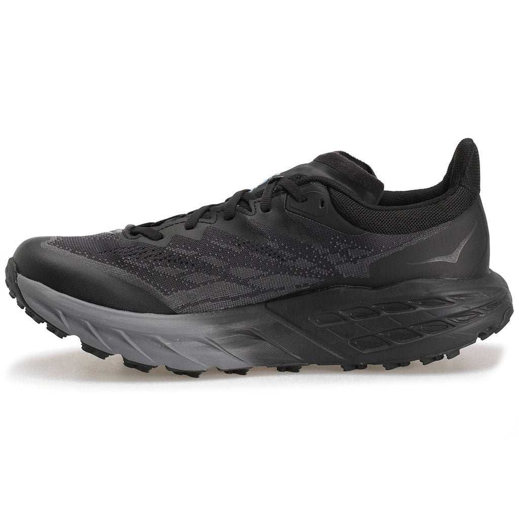 Hoka One One Speedgoat 5 GTX Textile Synthetic Mens Trainers#color_black black