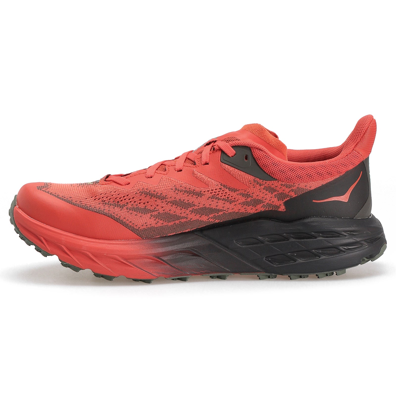 Hoka Speedgoat 5 GTX Textile Synthetic Mens Trainers#color_fiesta thyme