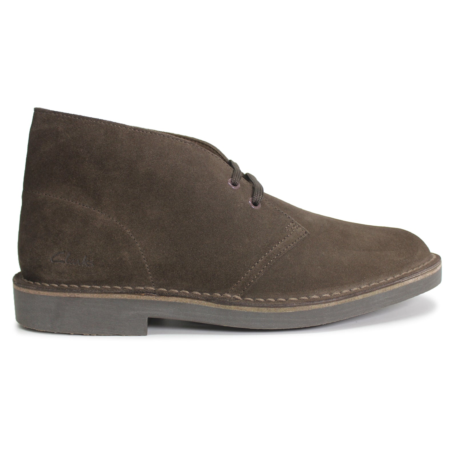 Clarks Desert Boot Evo Suede Mens Boots#color_dark brown
