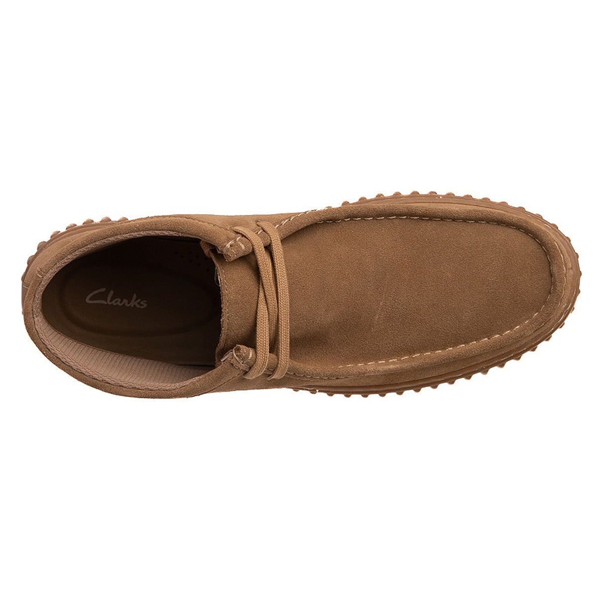 Clarks Torhill Hi Suede Mens Boots#color_dark sand