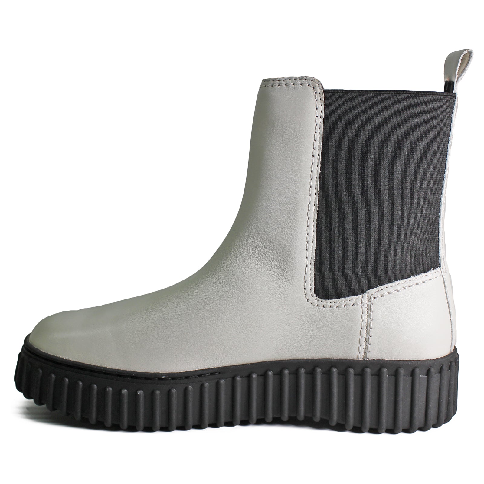 Clarks Torhill Maple Leather Womens Boots#color_off white