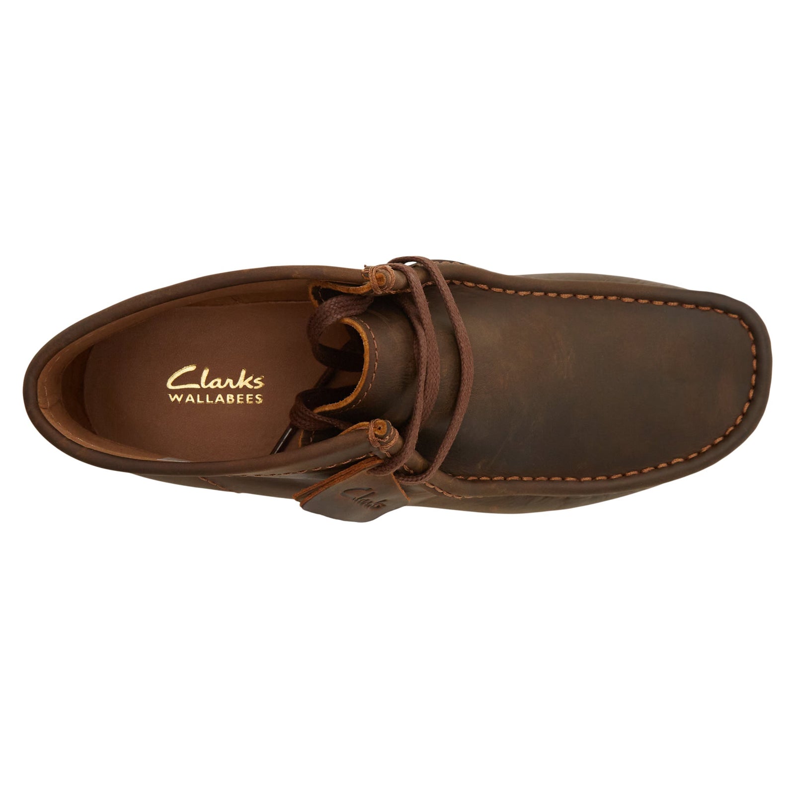 Clarks Wallabee Evo Boot Leather Mens Boots#color_beeswax