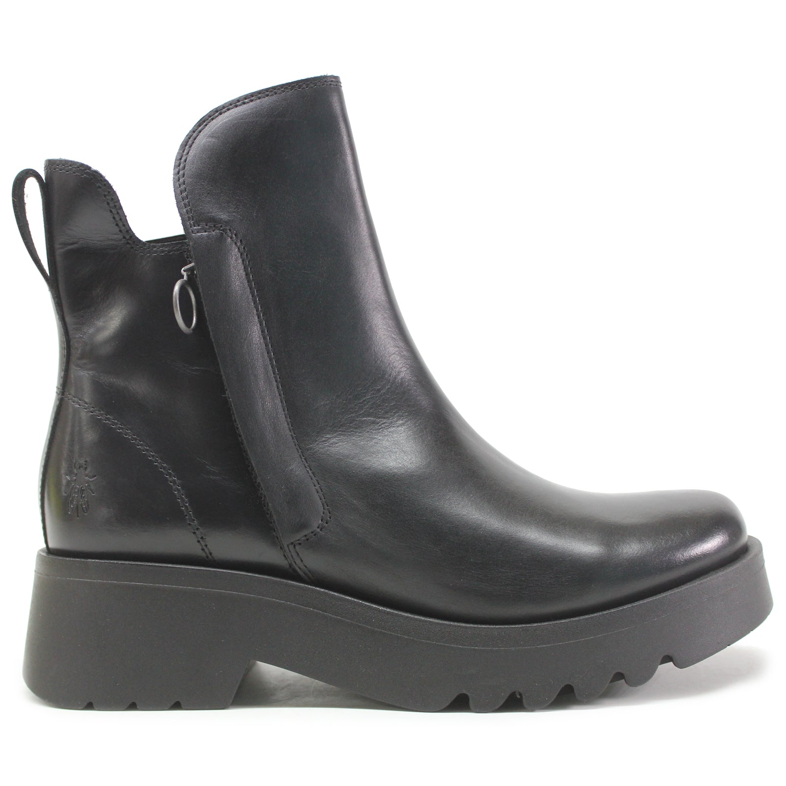 Fly London MUZZ977FLY Rug Leather Womens Boots#color_black