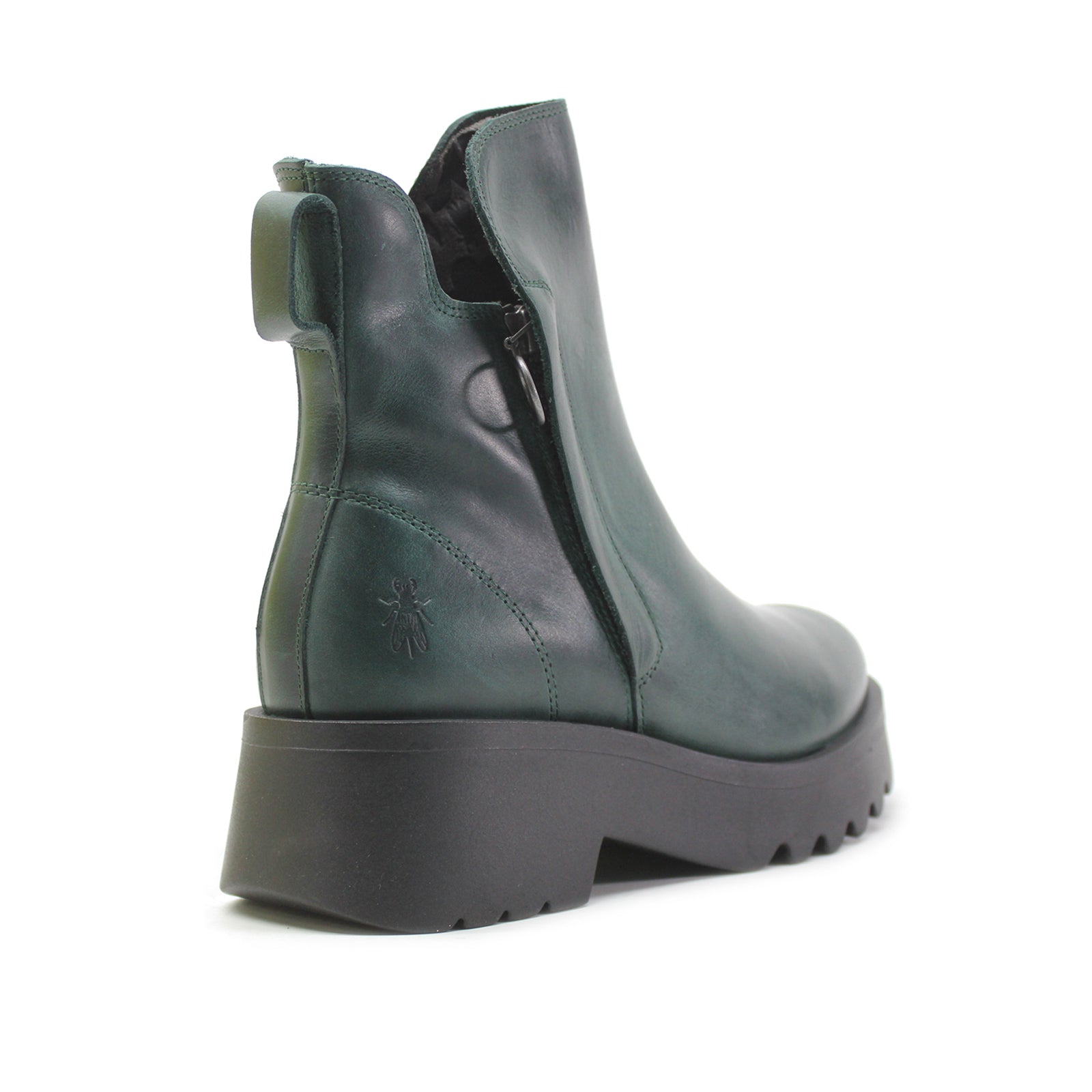 Fly London MUZZ977FLY Rug Leather Womens Boots#color_petrol