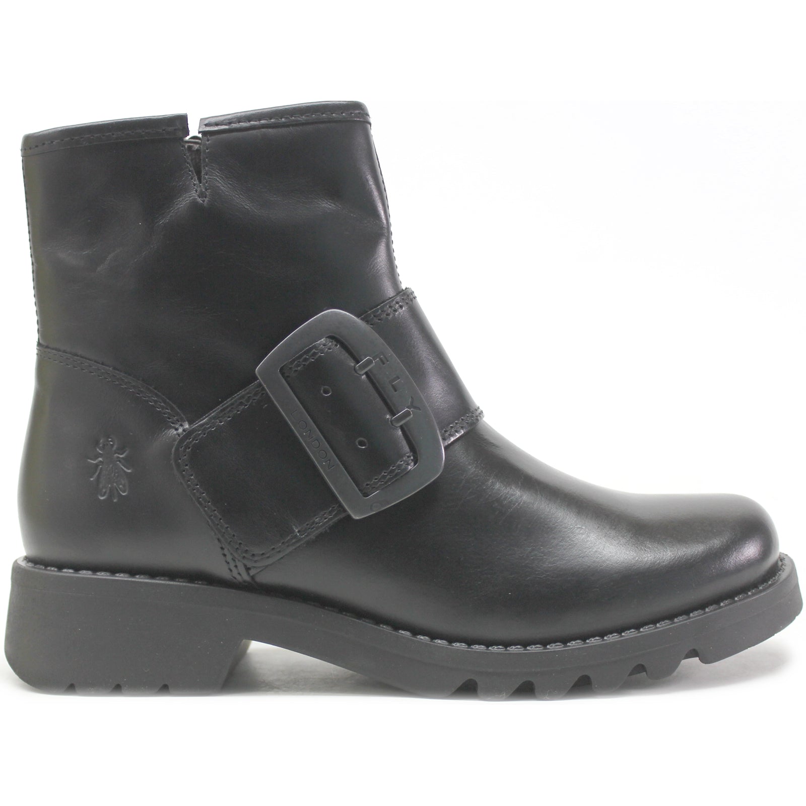 Fly London RILY991FLY Rug Leather Womens Boots#color_black