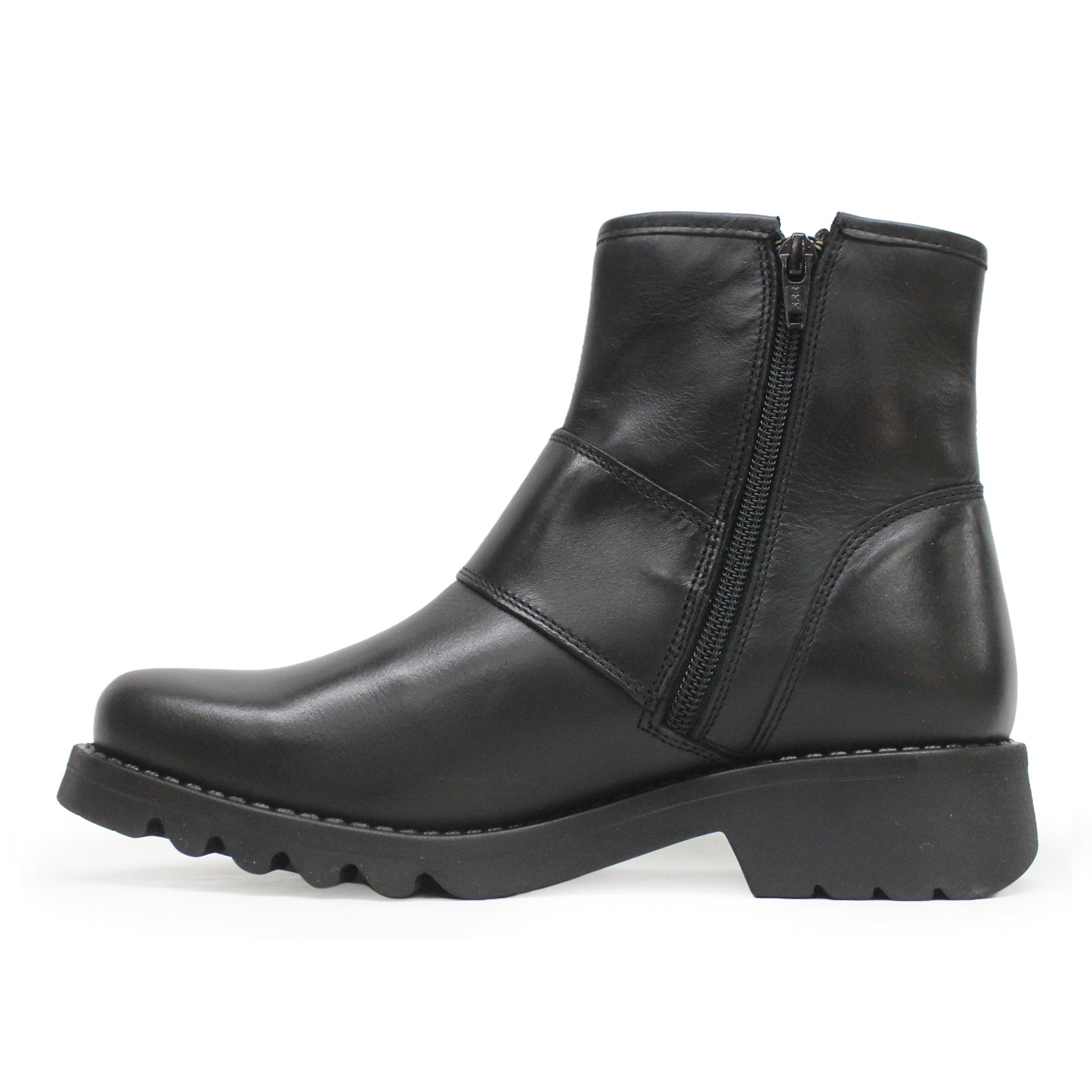 Fly London RILY991FLY Rug Leather Womens Boots#color_black black