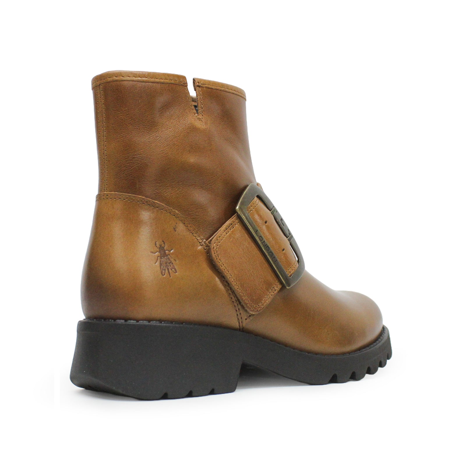 Fly London RILY991FLY Rug Leather Womens Boots#color_mid brown