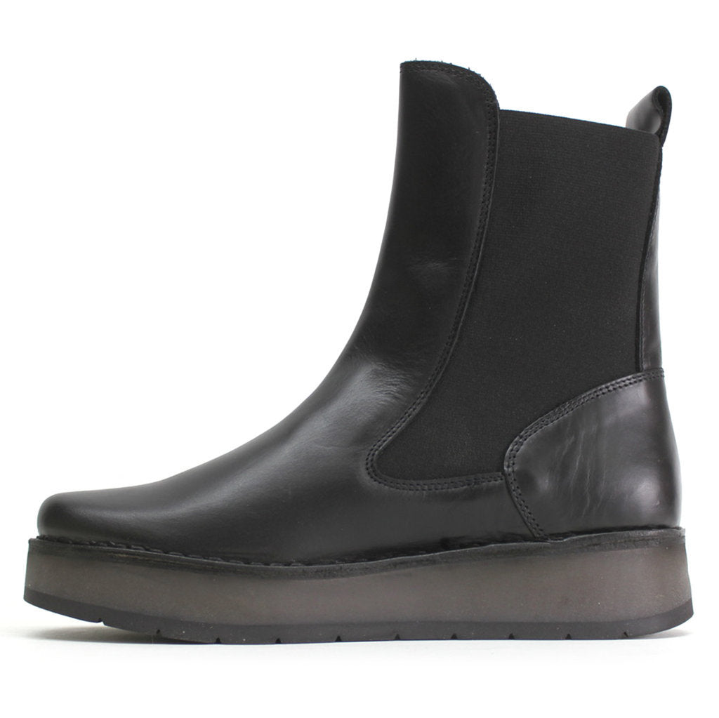 Fly London Ruba100Fly Rug Leather Women's Chelsea Boots#color_black