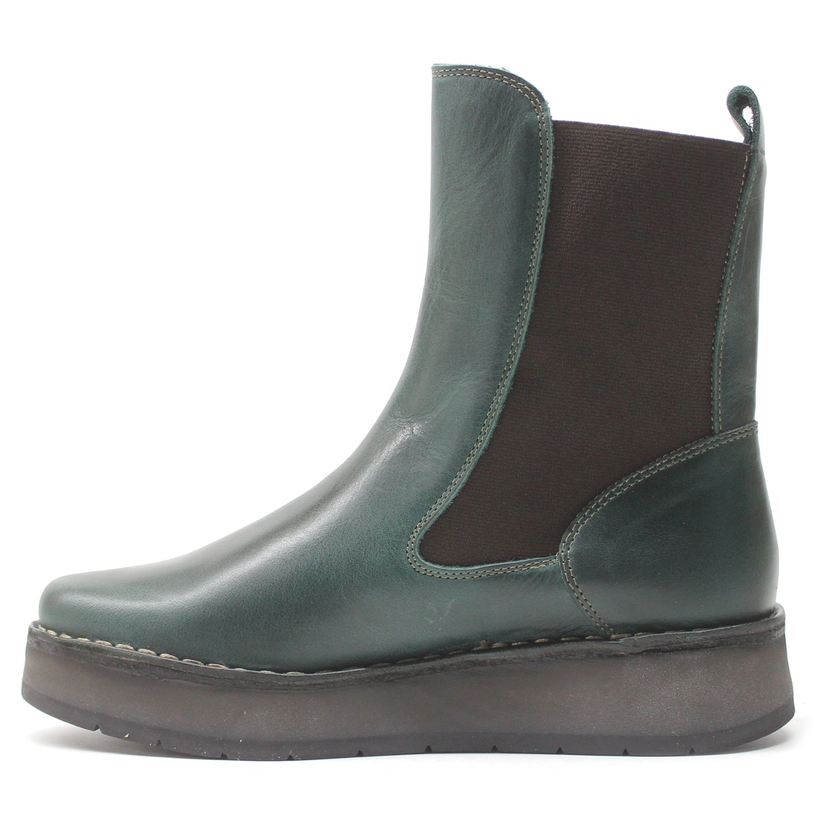 Fly London RUBA100FLY Rug Leather Womens Boots#color_petrol