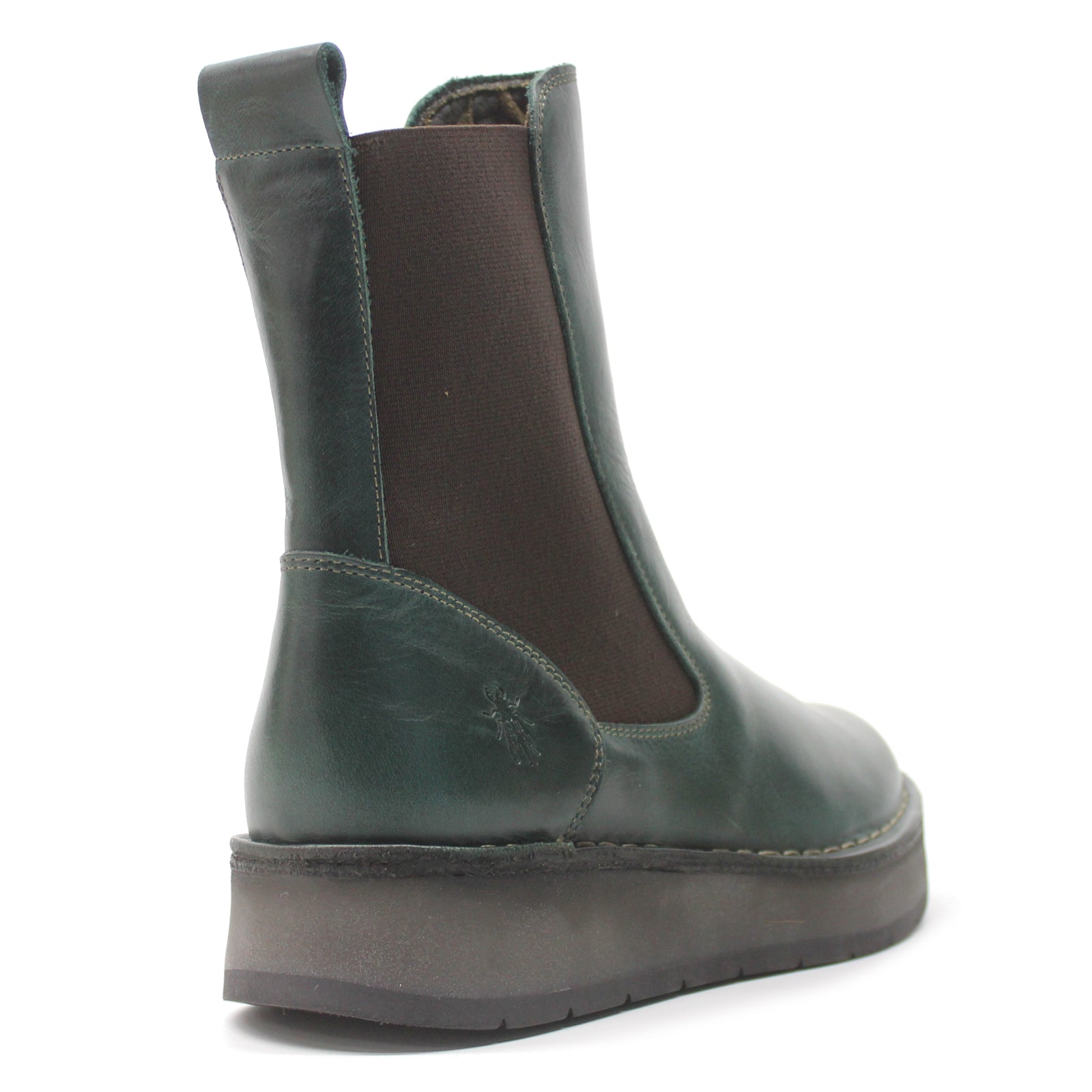 Fly London RUBA100FLY Rug Leather Womens Boots#color_petrol