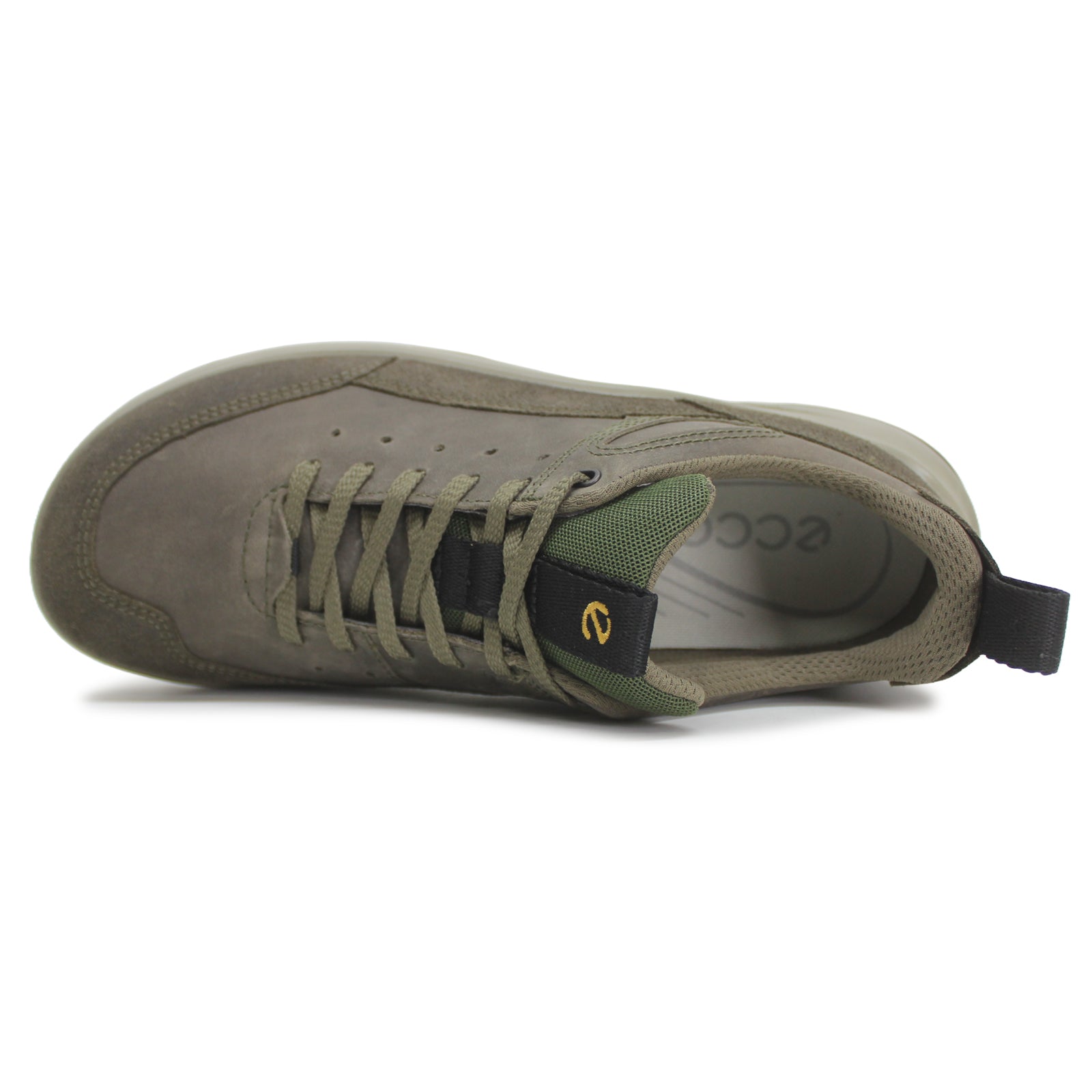 Ecco Offroad 822344 Leather Textile Mens Trainers#color_tarmac tarmac