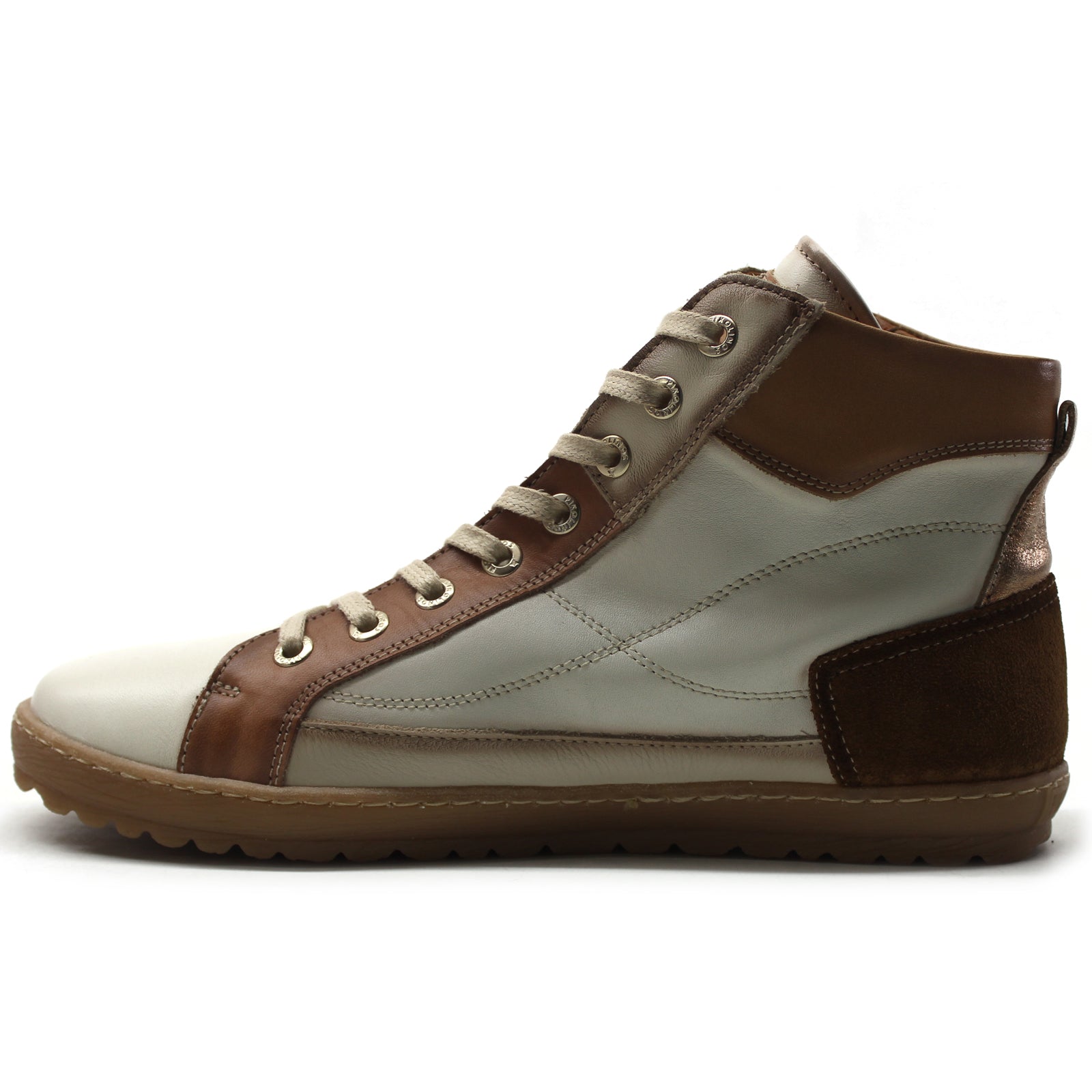 Pikolinos Lagos 901-8921 Leather Womens Boots#color_nata