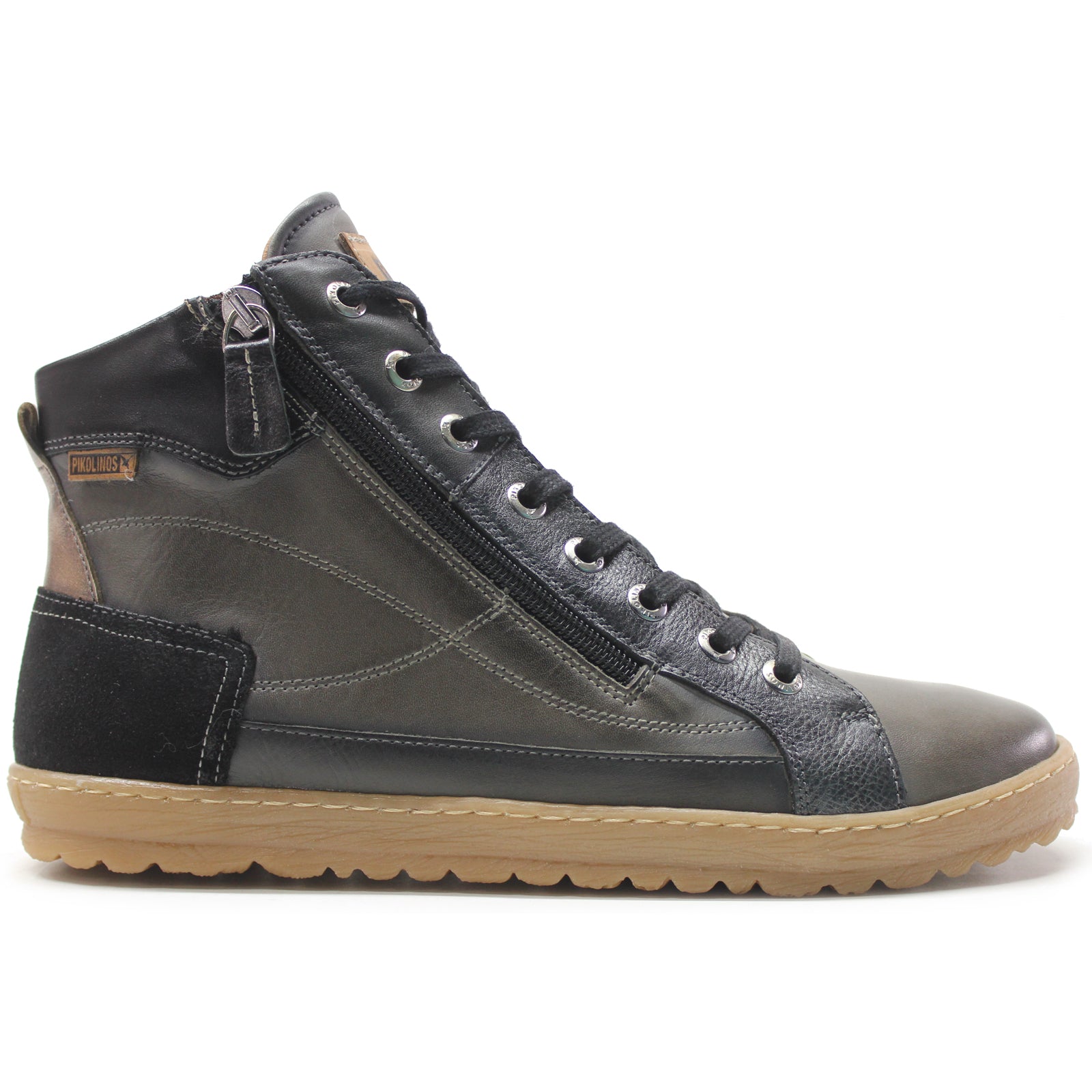 Pikolinos Lagos 901-8921 Leather Womens Boots#color_dark grey