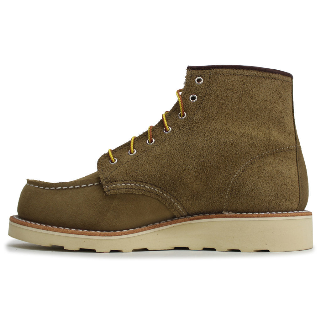 Red Wing Classic Moc Suede Womens Boots#color_olive