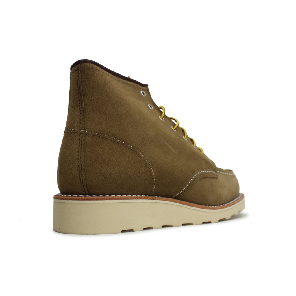 Red Wing Classic Moc Suede Womens Boots#color_olive