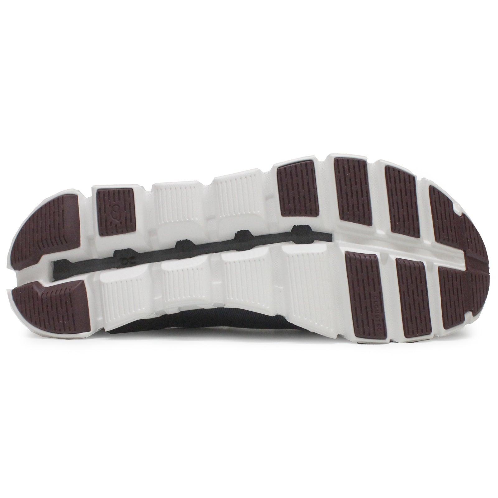 On Cloud 5 Coast Textile Synthetic Mens Trainers#color_midnight mulberry