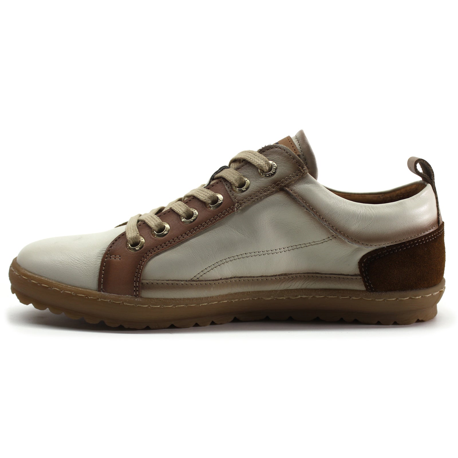 Pikolinos Lagos 901-4764 Leather Womens Shoes#color_nata