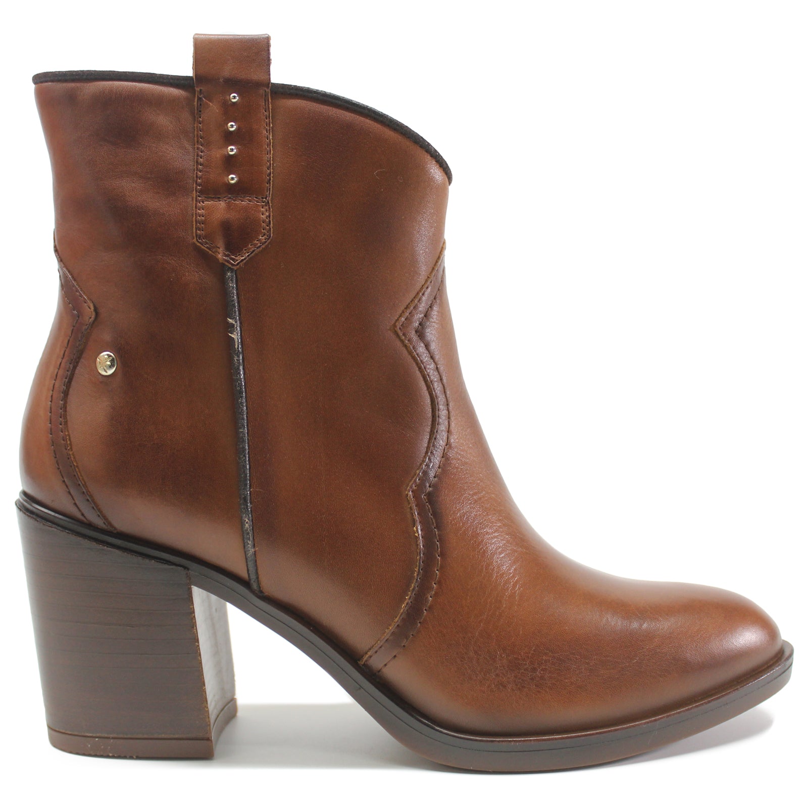 Pikolinos Rioja Leather Womens Boots#color_cuero