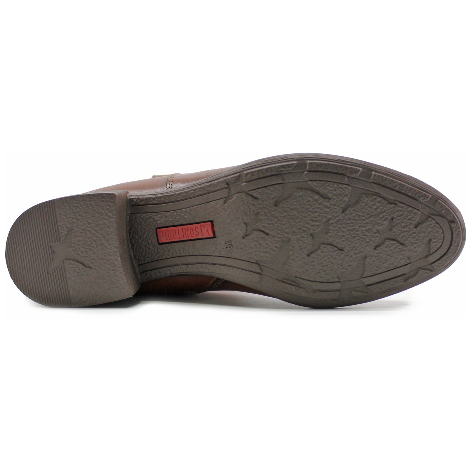 Pikolinos Malaga W6W-9808 Leather Womens Boots#color_cuero