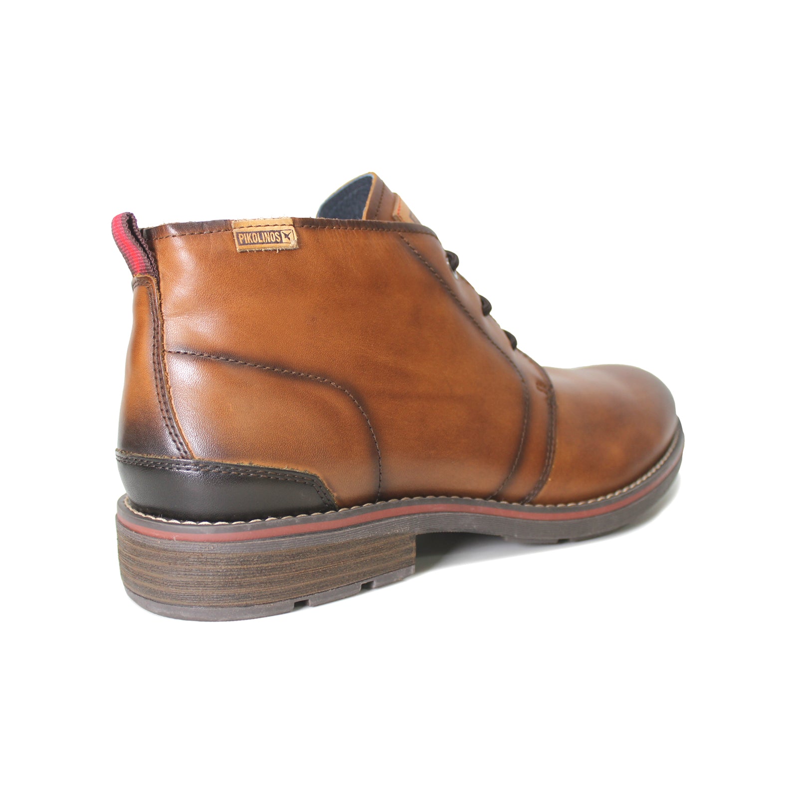Pikolinos York M2M-8027 Leather Mens Boots#color_cuero