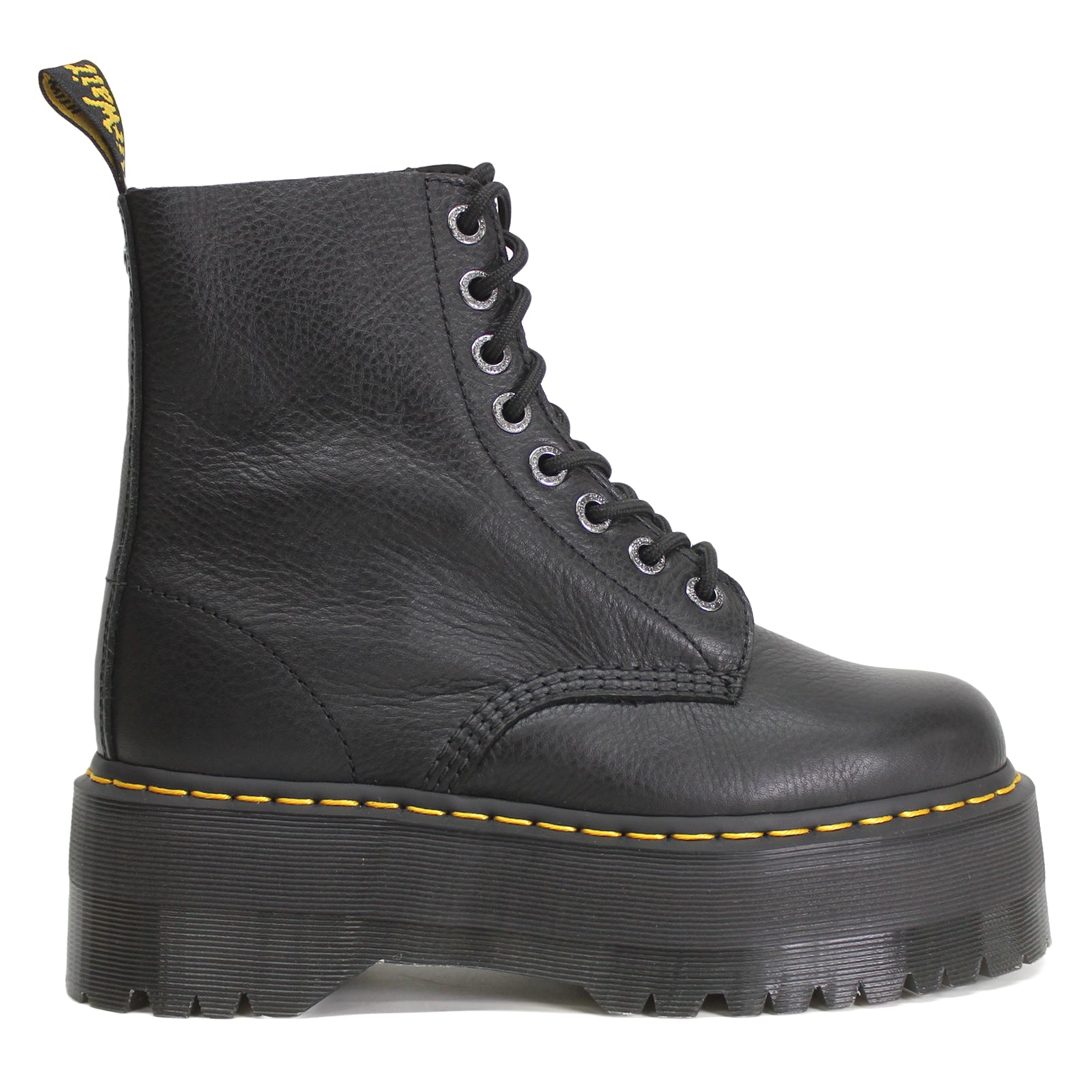 Dr. Martens 1460 Pascal Max Pisa Leather Womens Boots#color_black