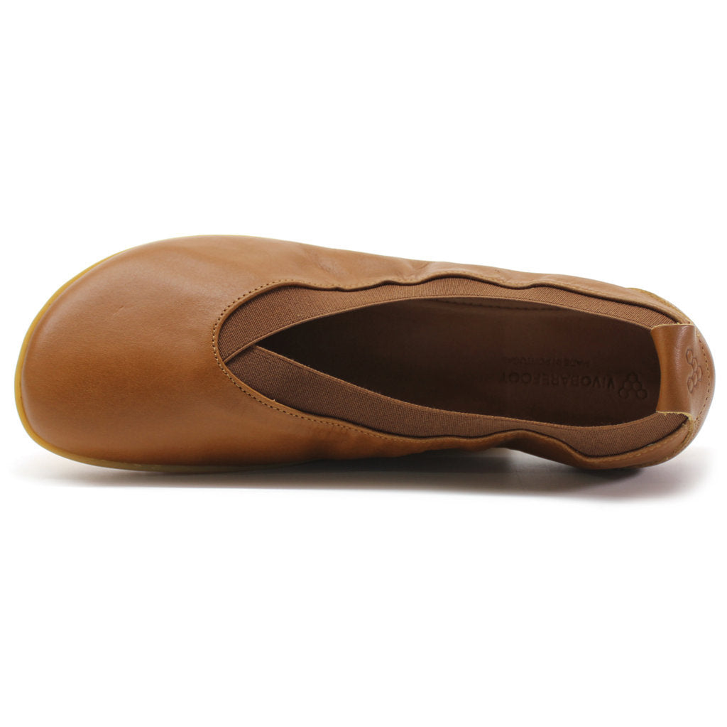 Vivobarefoot Womens Shoes Opanka Ballerina Casual Slip On Bellets Leather - UK 5