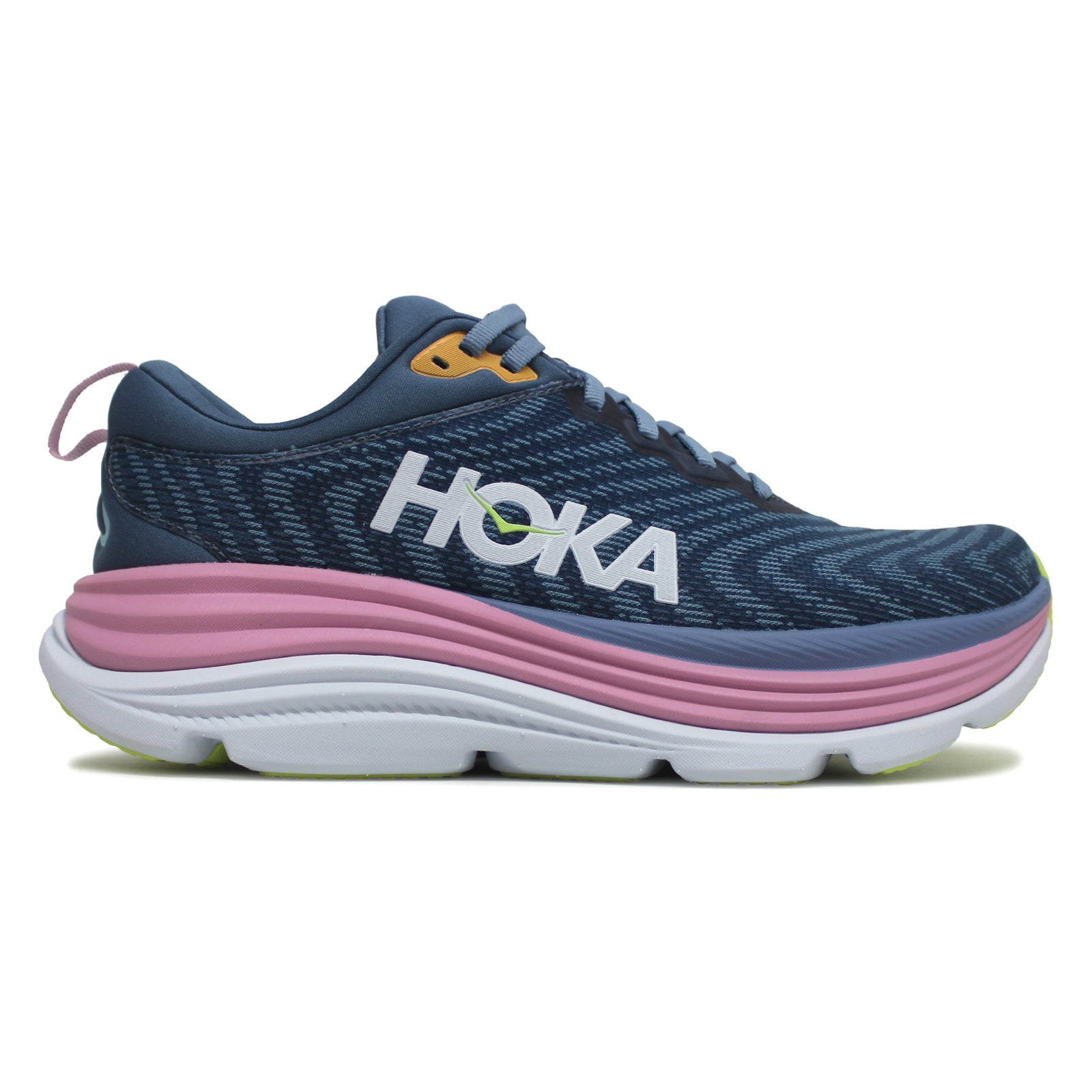 Hoka Gaviota 5 1134235-RHD Textile Synthetic Womens Trainers - Real Teal Shadow - 5#color_real teal shadow