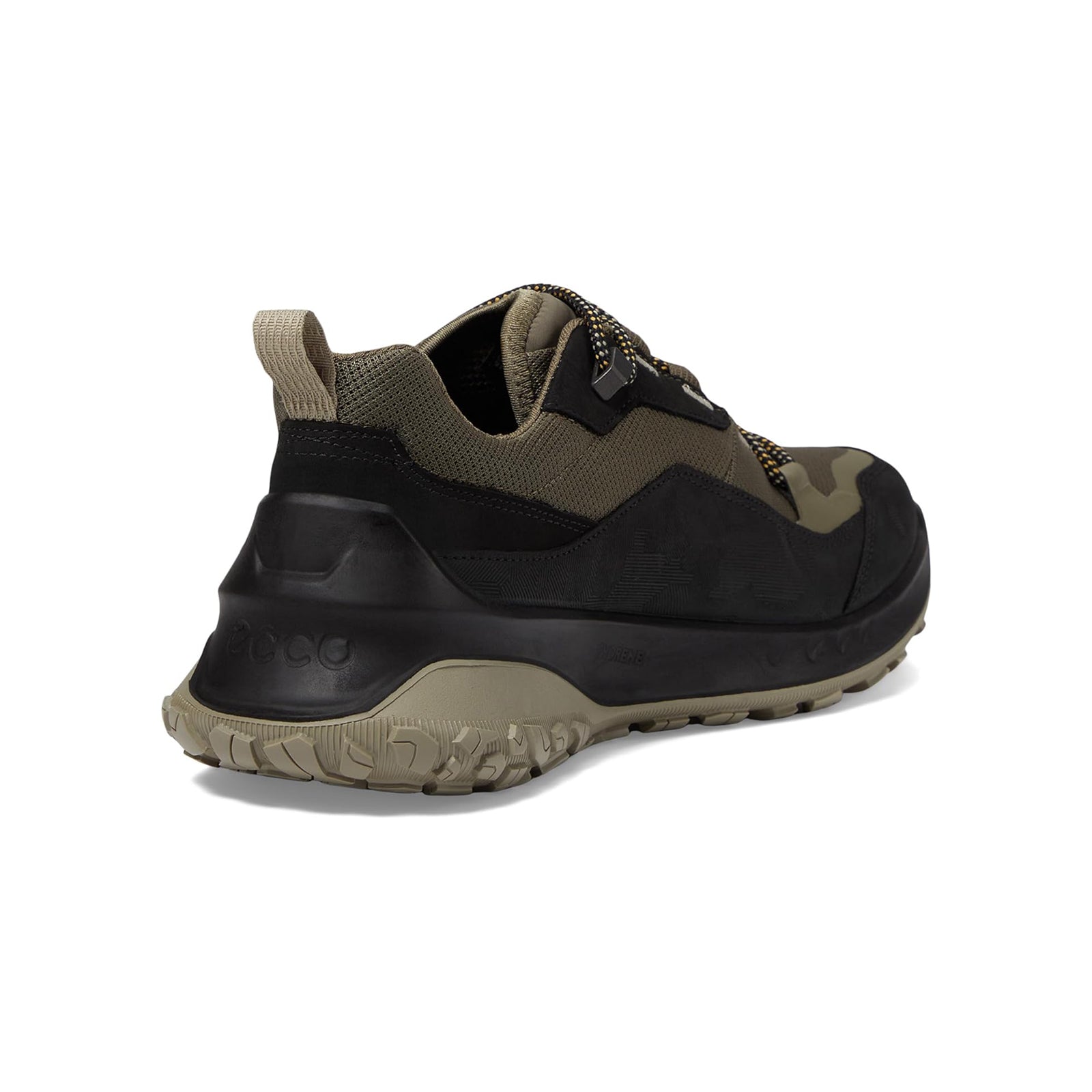 Ecco ULT-TRN Leather Textile Mens Trainers#color_black tarmac