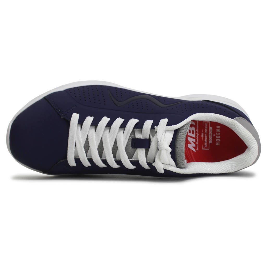 MBT M800 Synthetic Leather Mens Trainers#color_navy
