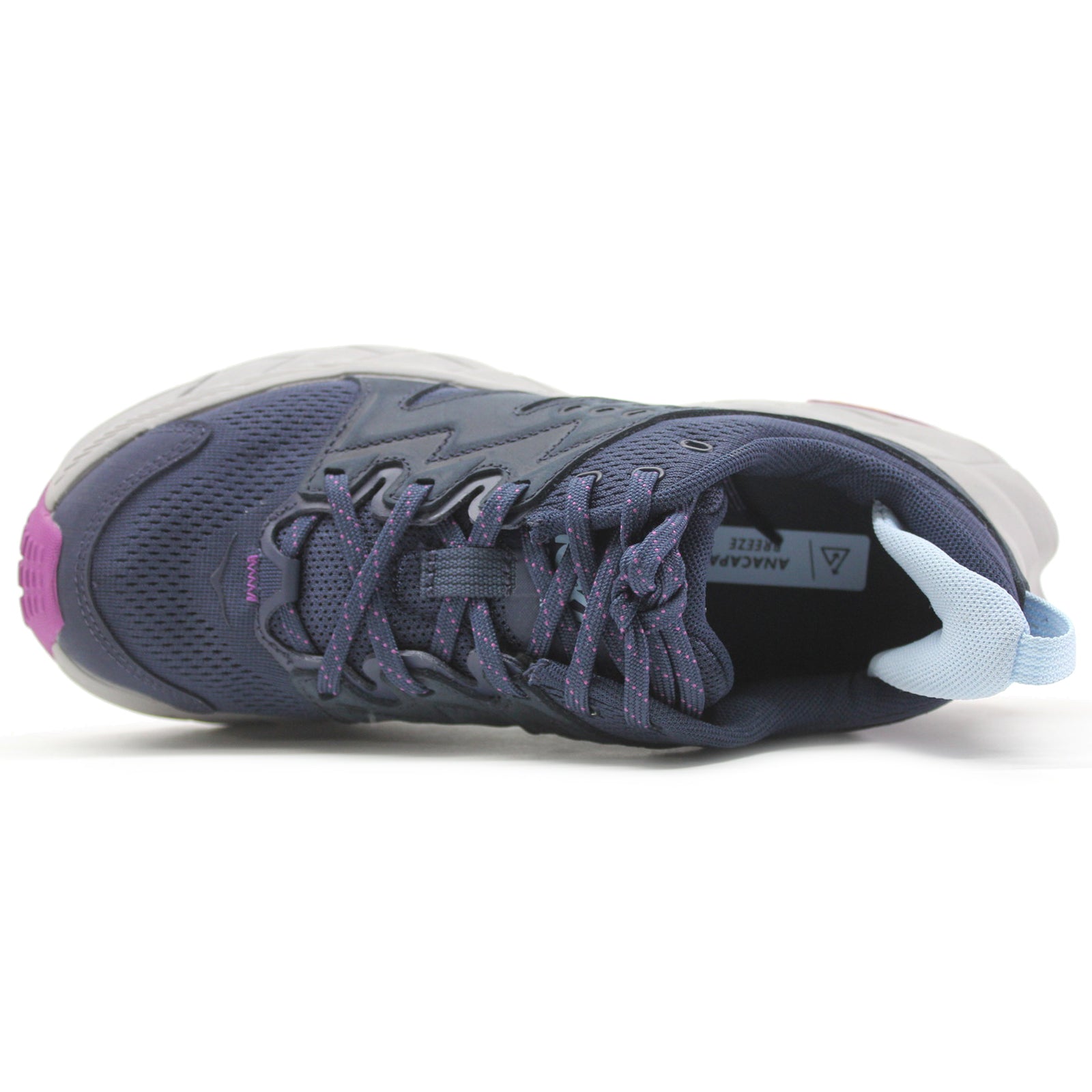 Hoka Anacapa Breeze Low Textile Synthetic Womens Trainers#color_outer space harbor mist