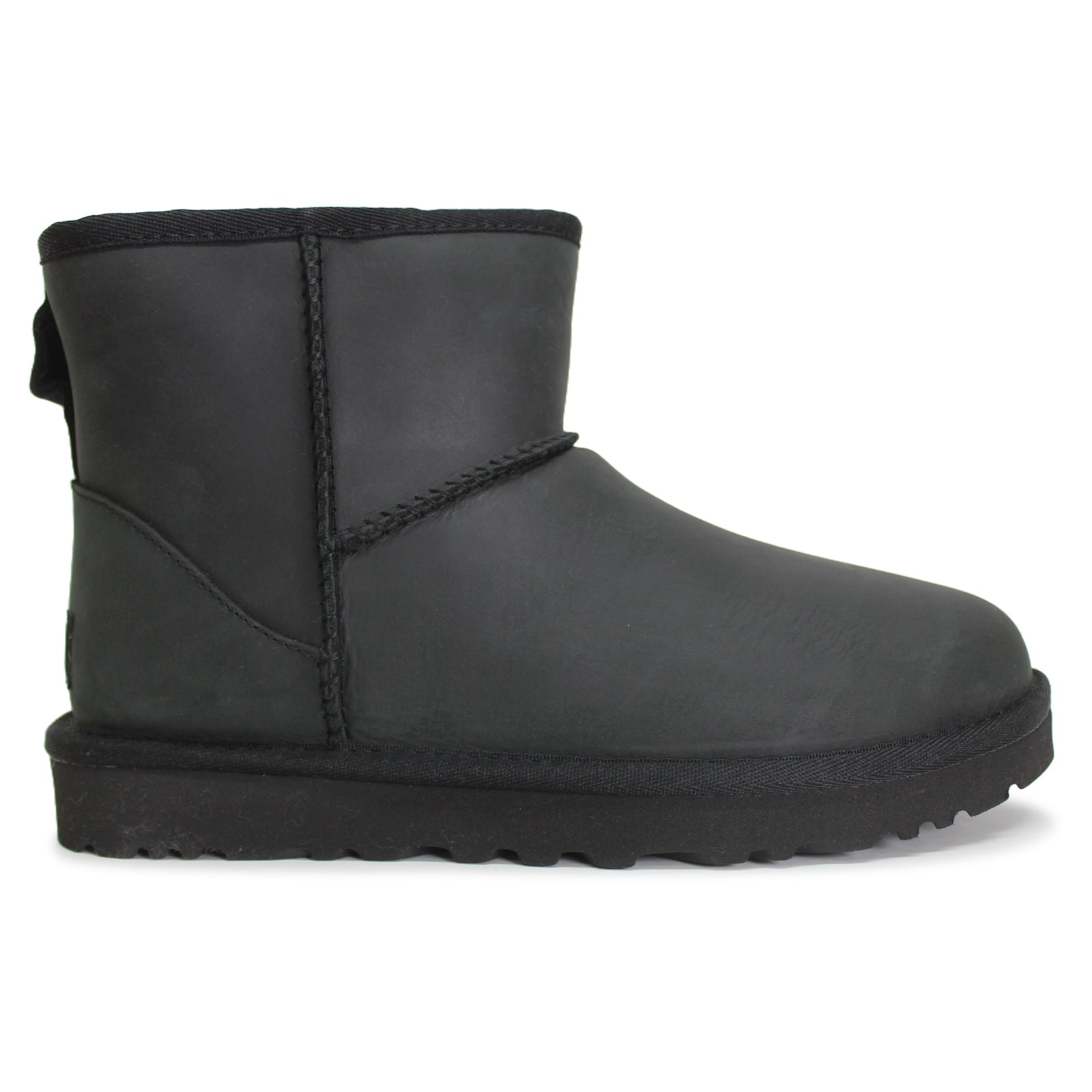Ugg Classic Mini Leather Womens Boots#color_black