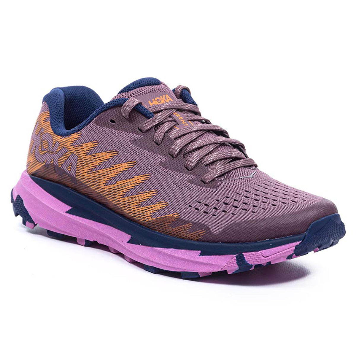 Hoka Torrent 3 Textile Synthetic Womens Trainers#color_wistful mauve cyclamen